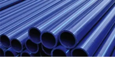 WEDO A4 Writing Pad Holder - Blue ABS Plastic With Nickel Plated Clip