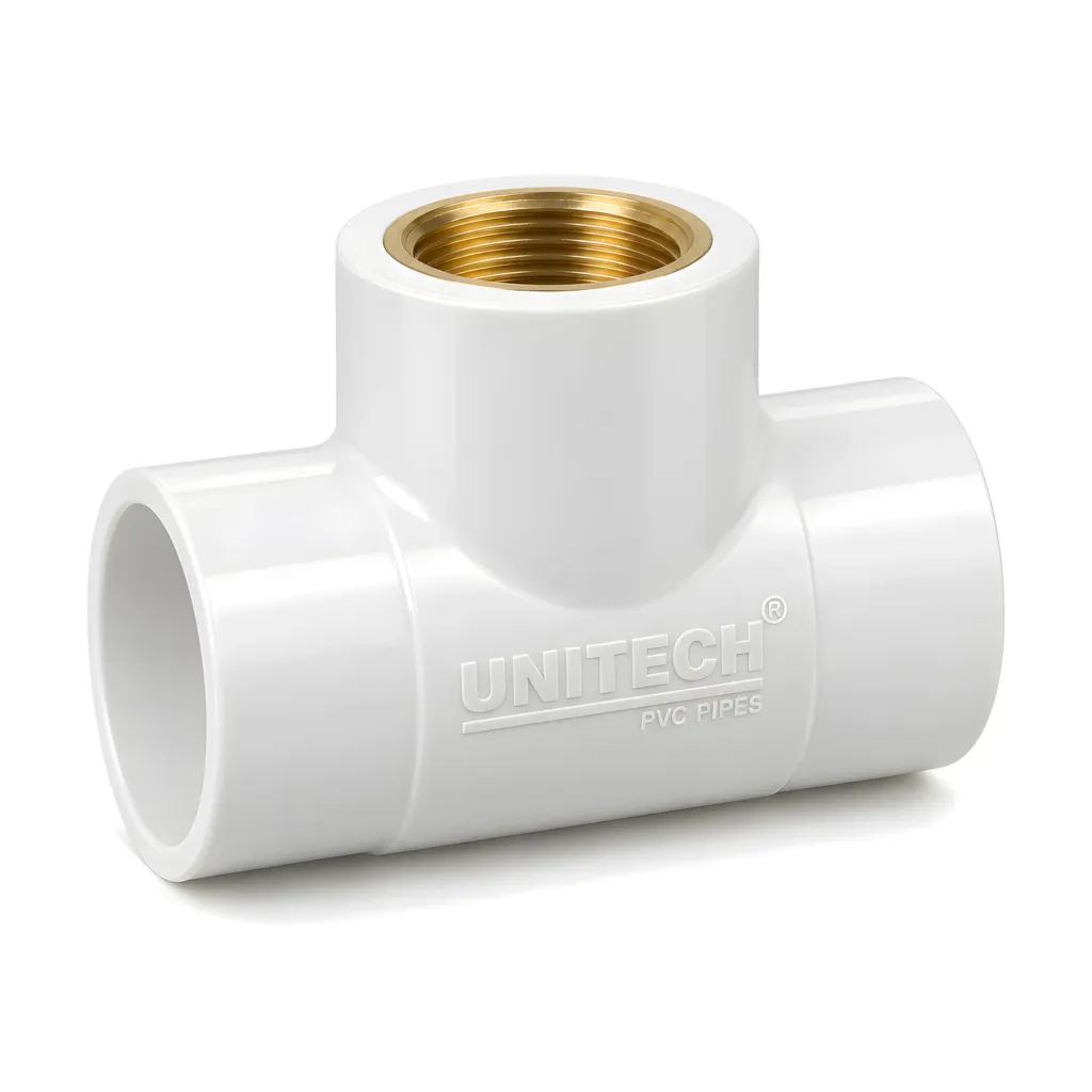 UPVC Brass Tee