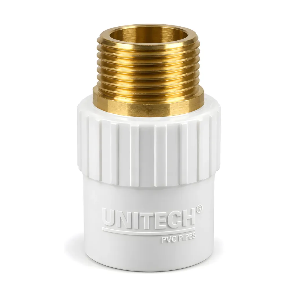 UPVC Gold Series Brass M.T.A.